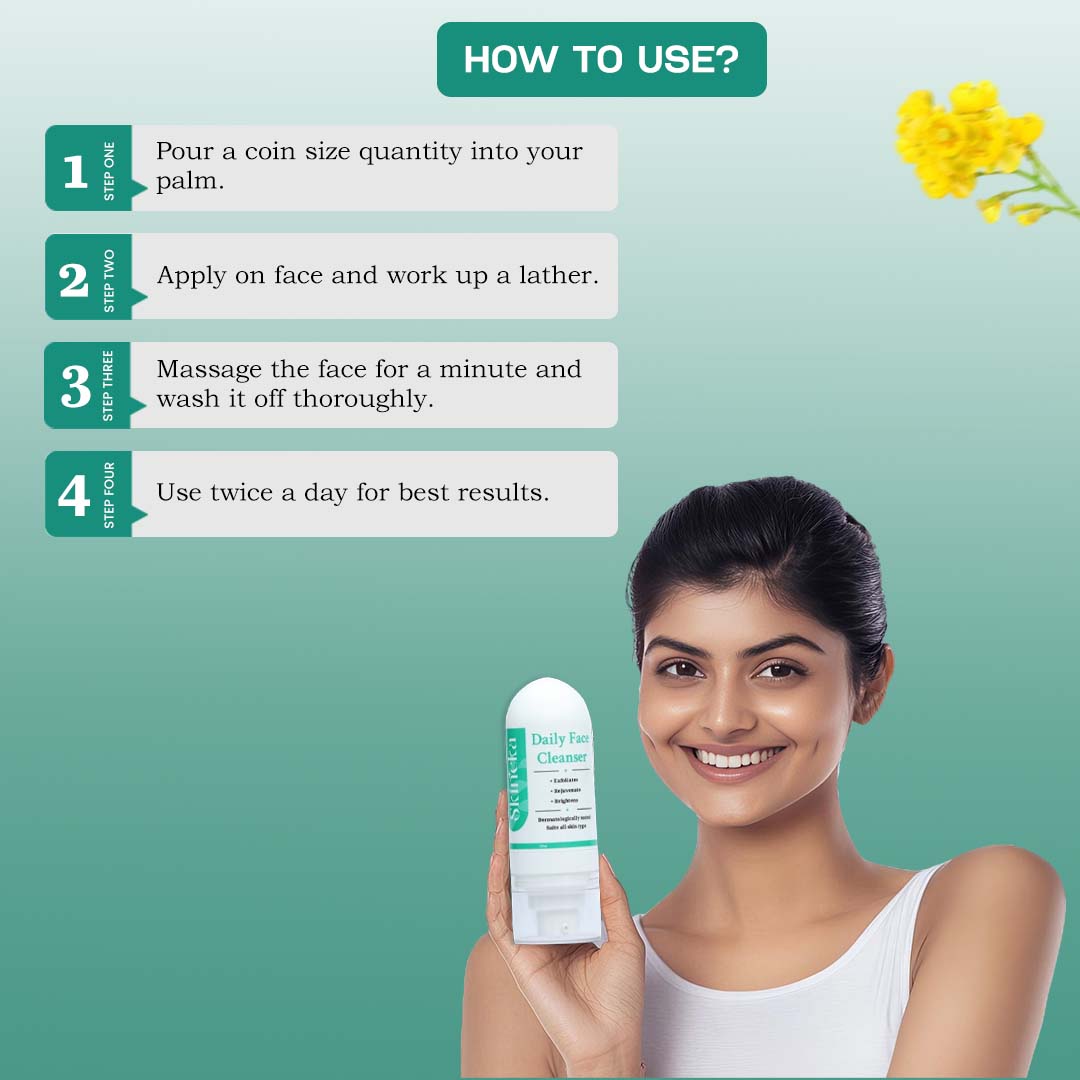 Skineka Daily Face Cleanser | Face Wash  (50 ml)